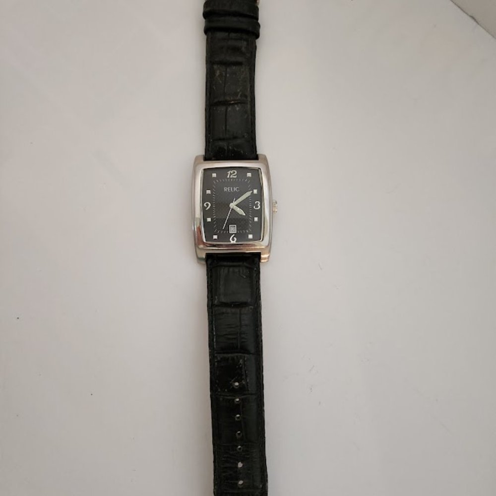 Relic Men's Watch Brown Genuine Leather